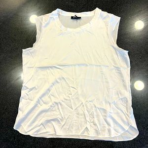 DKNY white/ cream lightweight blouse
